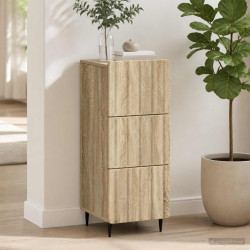 Gabinete de gavetas carvalho sonoma 33 x 34,5 x 92 cm