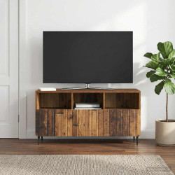 Gabinete para TV com gaveta madeira antiga 102 x 34,5 x 50 cm