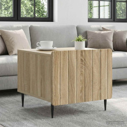 Mesa de centro com gaveta carvalho sonoma 49 x 50 x 42 cm