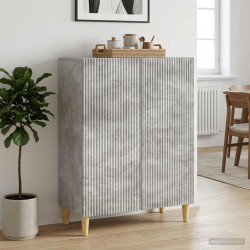 Buffet cinzento cimento 66 x 34,5 x 90 cm derivados de madeira
