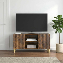 Gabinete para TV carvalho fumado 102 x 34,5 x 50 cm
