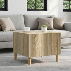 Mesa de centro com gaveta carvalho sonoma 49 x 50 x 40 cm