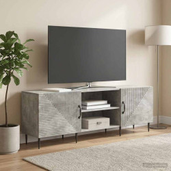 Gabinete para TV cinzento cimento 150 x 31 x 50 cm