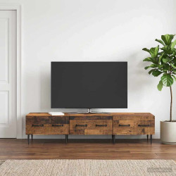 Gabinete para TV com gaveta madeira antiga 147 x 34,5 x 30 cm