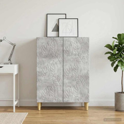 Buffet cinzento cimento 66 x 34,5 x 90 cm derivados de madeira