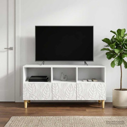 Gabinete para TV 102 x 34,5 x 50 cm branco derivados de madeira
