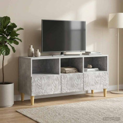 Gabinete para TV 102 x 34,5 x 50 cm cinzento cimento