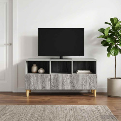Gabinete para TV 102 x 34,5 x 50 cm sonoma cinzento