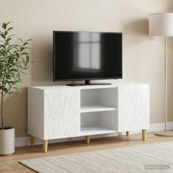Gabinete para TV 102 x 34,5 x 50 cm branco brilhante