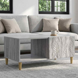 Mesa de centro sonoma cinzento 90 x 50 x 40 cm