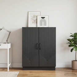 Buffet preto 66 x 34,5 x 87 cm derivados de madeira