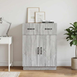 Buffet sonoma cinzento 66 x 34,5 x 87 cm derivados de madeira