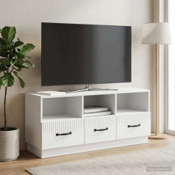 Gabinete para TV branco 102 x 34,5 x 47 cm derivados de madeira