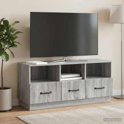 Gabinete para TV com gaveta sonoma cinzento 102 x 34,5 x 47 cm