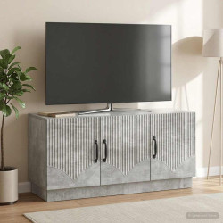 Gabinete para TV cinzento cimento 99 x 34,5 x 47 cm