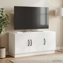 Gabinete para TV branco brilhante 99 x 34,5 x 47 cm
