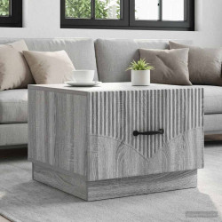 Mesa de centro com gaveta sonoma cinzento 49 x 50 x 37 cm