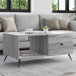 Mesa de centro sonoma cinzento 90 x 50 x 40 cm