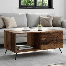 Mesa de centro madeira antiga 90 x 50 x 40 cm