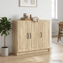 Buffet carvalho sonoma 89 x 34,5 x 77 cm derivados de madeira