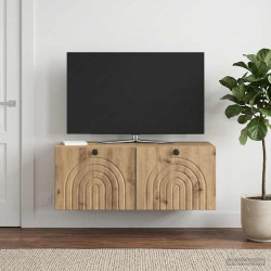 Gabinete de TV de parede 78,5 x 41 x 30 cm carvalho arttisan