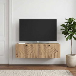Gabinete de TV de parede 99 x 41 x 30 cm carvalho arttisan