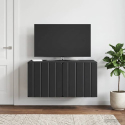 Gabinete de TV de parede 59,5 x 41 x 30 cm preto