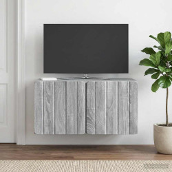 Gabinete de TV de parede 59,5 x 31 x 30 cm sonoma cinzento