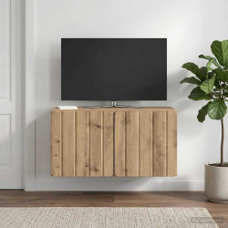 Gabinete de TV de parede 59,5 x 31 x 30 cm carvalho arttisan