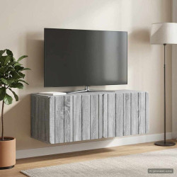 Gabinete de TV de parede 78,5 x 31 x 30 cm sonoma cinzento