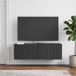 Gabinete de TV de parede 98 x 31 x 30 cm preto