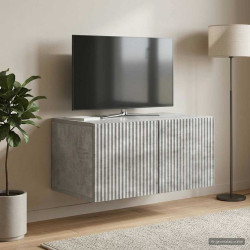 Gabinete de TV de parede cinzento cimento 59,5 x 41 x 30 cm