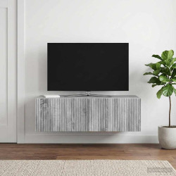 Gabinete de TV de parede sonoma cinzento 98 x 41 x 30 cm