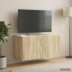 Gabinete de TV de parede carvalho sonoma 59,5 x 31 x 30 cm