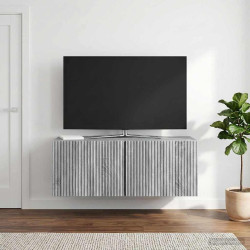 Gabinete de TV de parede sonoma cinzento 78,5 x 31 x 30 cm
