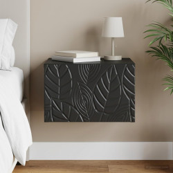 Mesa lateral de parede preto 34,5 x 33 x 20 cm