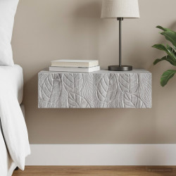 Mesa lateral de parede sonoma cinzento 87,5 x 34,5 x 17 cm