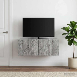 Gabinete de TV de parede 59,5 x 41 x 30 cm sonoma cinzento