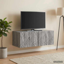 Gabinete de TV de parede 78,5 x 41 x 30 cm sonoma cinzento