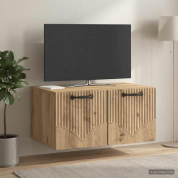 Gabinete de TV de parede 59,5 x 41 x 30 cm carvalho arttisan