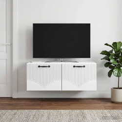Gabinete de TV de parede branco 78,5 x 41 x 30 cm