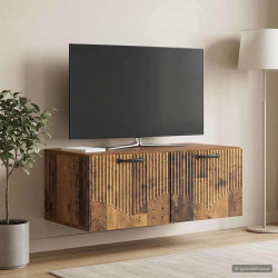Gabinete de TV de parede madeira antiga 78,5 x 41 x 30 cm