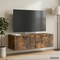 Gabinete de TV de parede carvalho fumado 98 x 41 x 30 cm