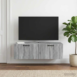 Gabinete de TV de parede sonoma cinzento 98 x 41 x 30 cm