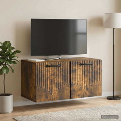 Gabinete de TV de parede carvalho fumado 59,5 x 31 x 30 cm