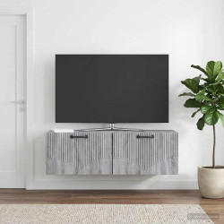 Gabinete de TV de parede sonoma cinzento 98 x 31 x 30 cm