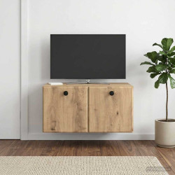 Gabinete de TV de parede 59,5 x 41 x 30 cm carvalho arttisan