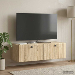 Gabinete de TV de parede 98 x 41 x 30 cm carvalho sonoma