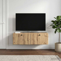 Gabinete de TV de parede 98 x 41 x 30 cm carvalho arttisan