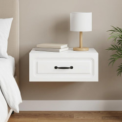 Gabinete de canto montado na parede branco 49 x 34,5 x 20 cm